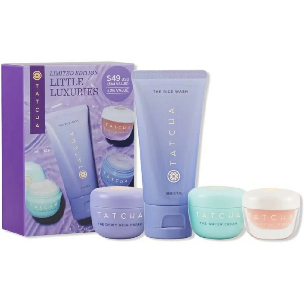 4PC🔮Set Need🔮BNIB LE Tatcha 4PC LITTLE LUXURIES Value Skincare Gift Set!$84V! - Picture 9 of 15